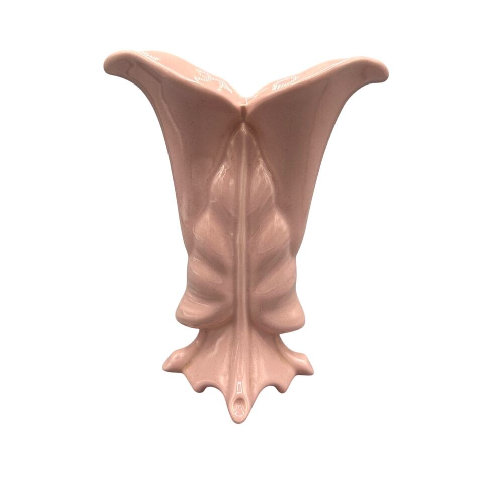 Vintage USA Camark Calla Lily Vase, #597 Circa 1950s Pink